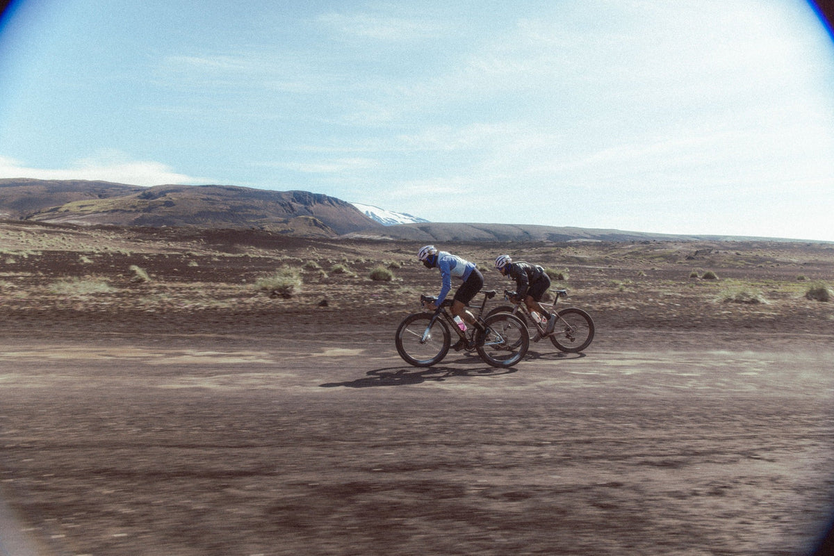 KXNGS riders on the road in Iceland - shot by Julien Mazard