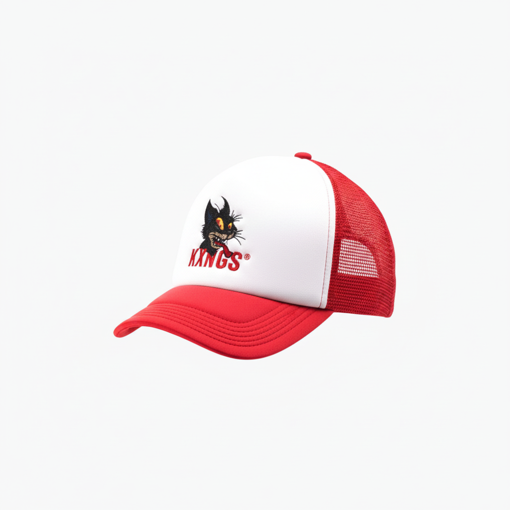 MAX THE CAT CAP on white background